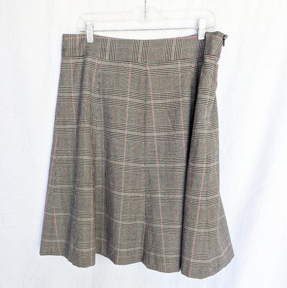 Covington windowpane plaid skirt - Picture 4 of 8
